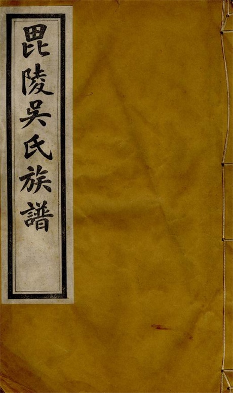6355.毗陵吴氏族谱: 十二卷,首一卷,末一卷.pdf无水印高清版60.97MB-笨小虎