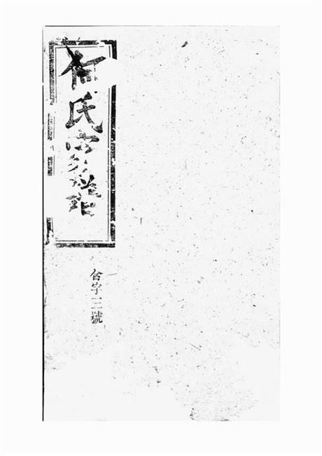 6613.何氏家谱： 七十二卷，首一卷，末一卷：[湘阴].pdf无水印高清版92.70MB-笨小虎