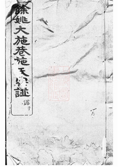 7725.馀姚大施巷施氏宗谱： 十二卷.pdf无水印高清版271.61MB-笨小虎