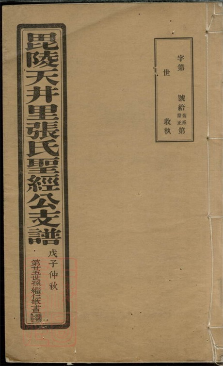 7881.毗陵天井里张氏圣经公支谱: 十卷.pdf无水印高清版28.57MB-笨小虎