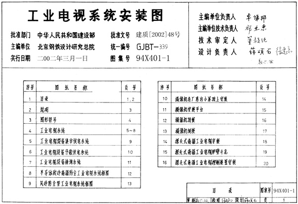 94X401-1 工业电视系统安装图.pdf无水印高清版最新-笨小虎