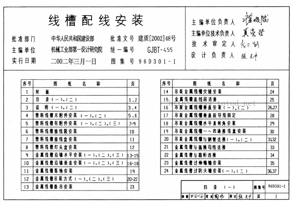 96D301-1 线槽配线安装.pdf无水印高清版最新-笨小虎